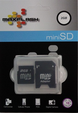 MAXFLASH miniSD 2GB SOFORT VERFGBAR