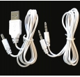 Musicman MA-Display-Docking 1x Line Kabel, 1 x Aufladekabel USB